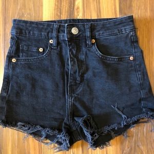 High waisted black shorts- H&M